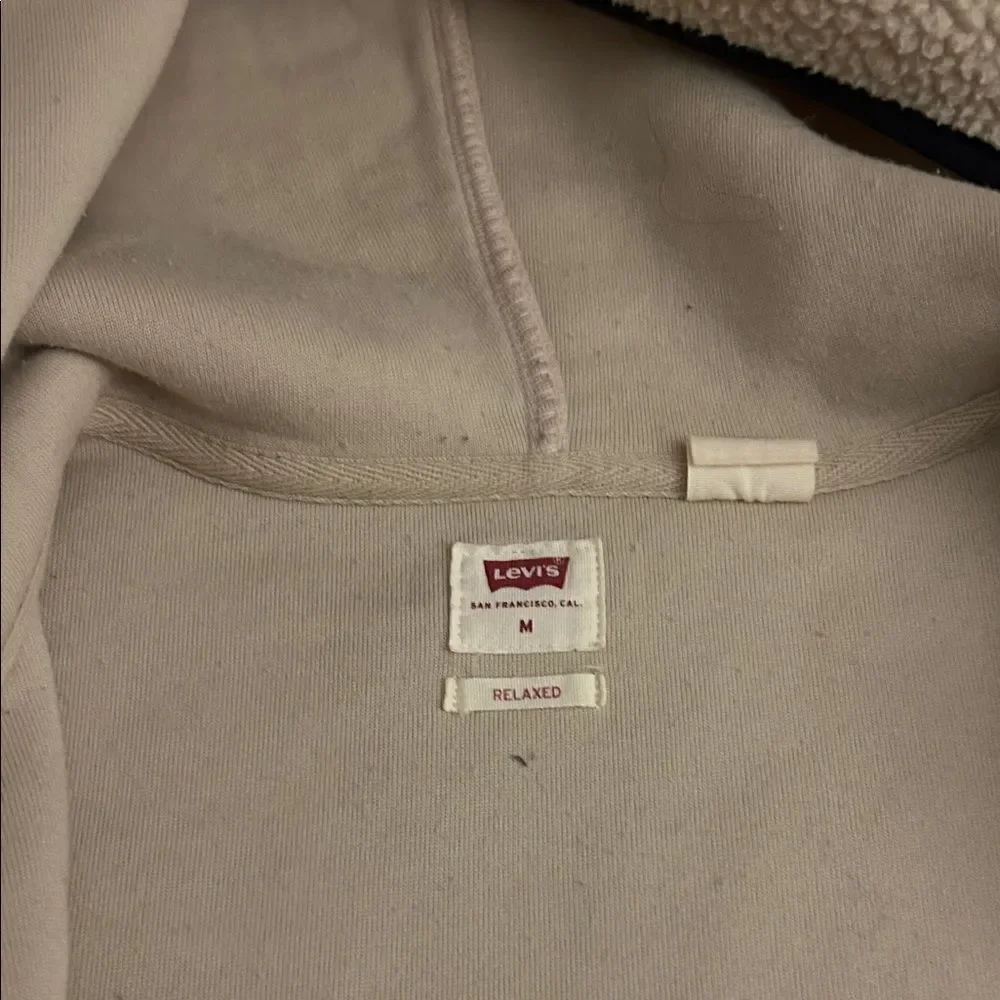 Levi’s HOODED SHERPA ZIP-UP SWEATSHIRT - Picture 3 of 5